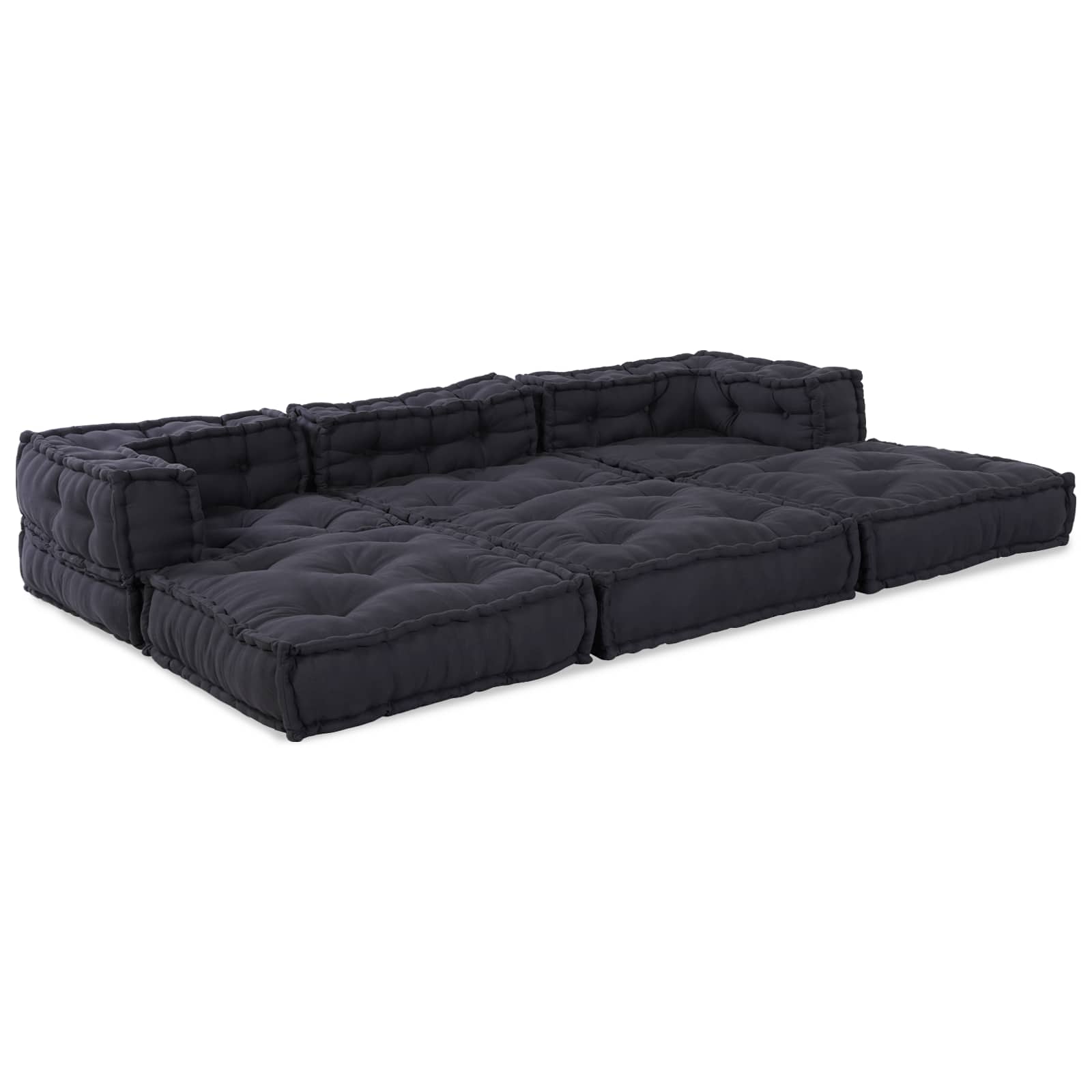 Unità di Divano Modulare 3 pcs Antracite Tessuto | homemem39