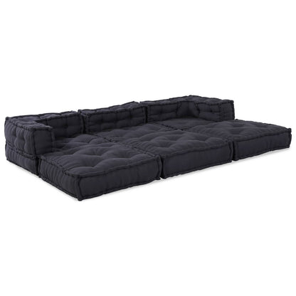 Unità di Divano Modulare 3 pcs Antracite Tessuto | homemem39