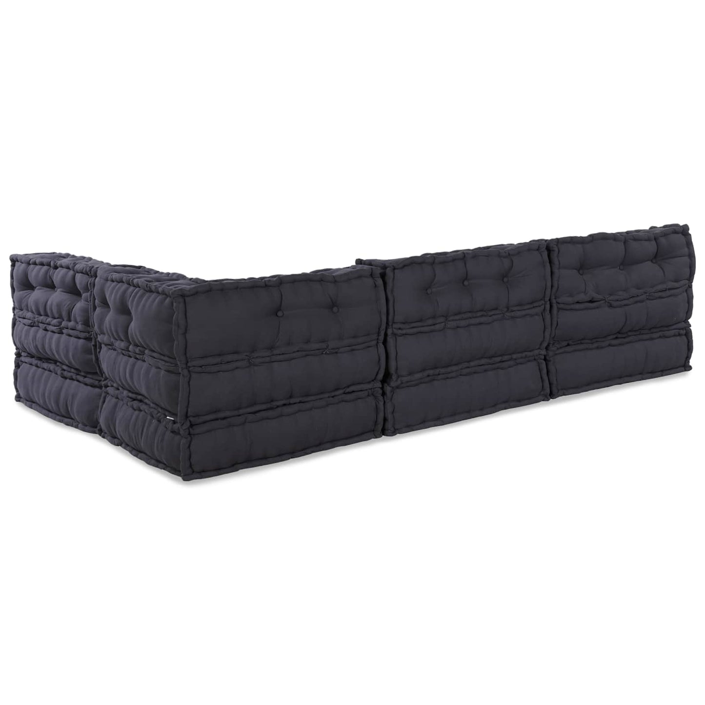 Unità di Divano Modulare 4 pcs Antracite Tessuto | homemem39