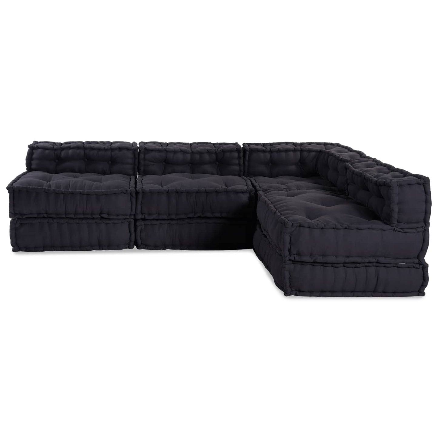 Unità di Divano Modulare 4 pcs Antracite Tessuto | homemem39