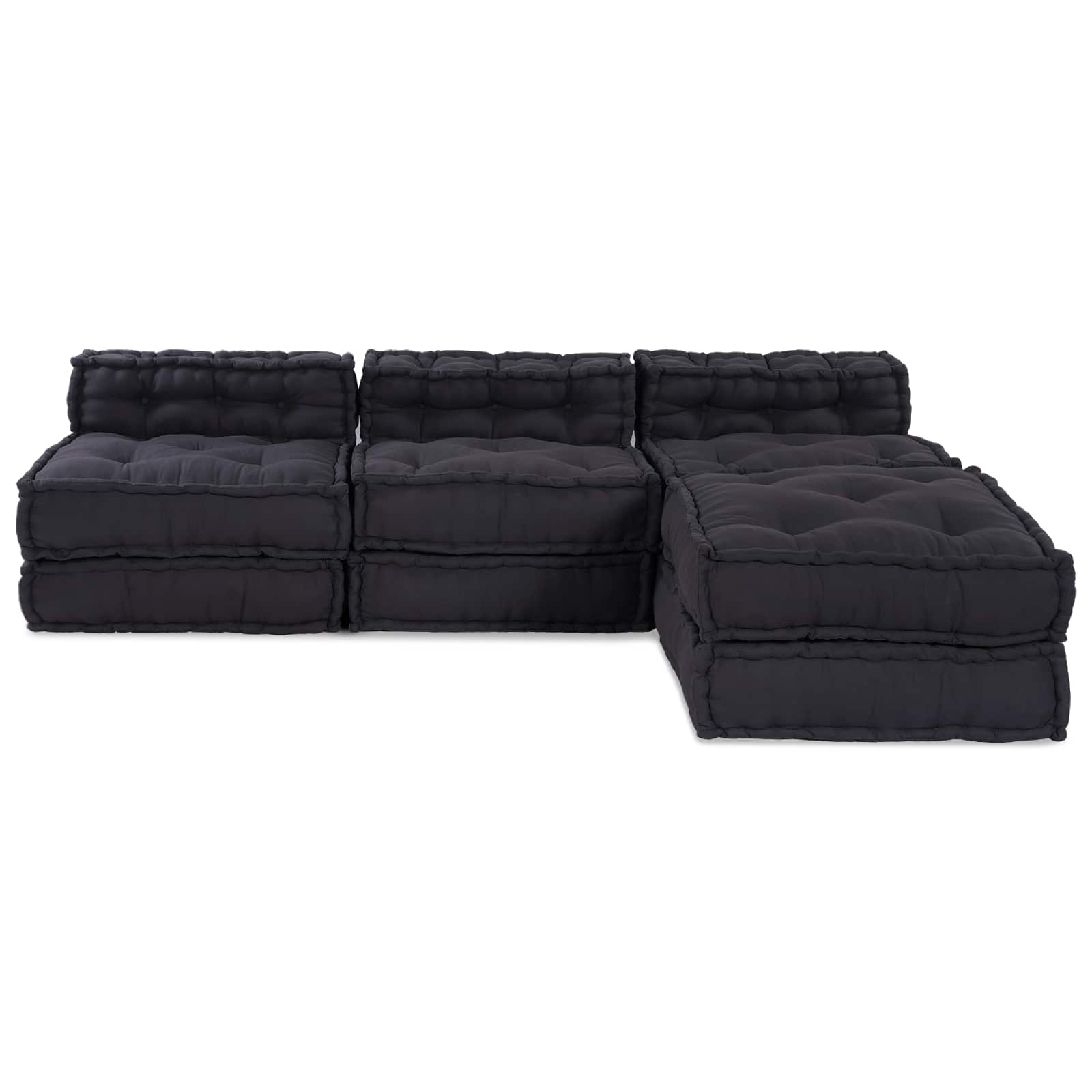Unità di Divano Modulare 4 pcs Antracite Tessuto | homemem39