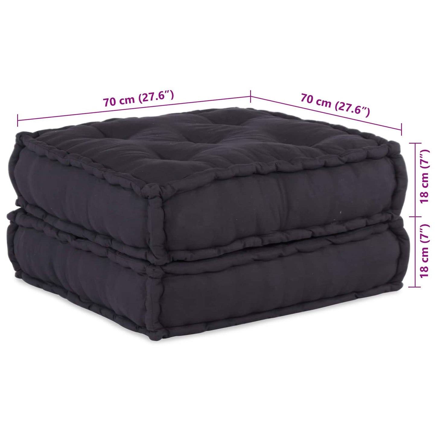 Unità di Divano Modulare 4 pcs Antracite Tessuto | homemem39