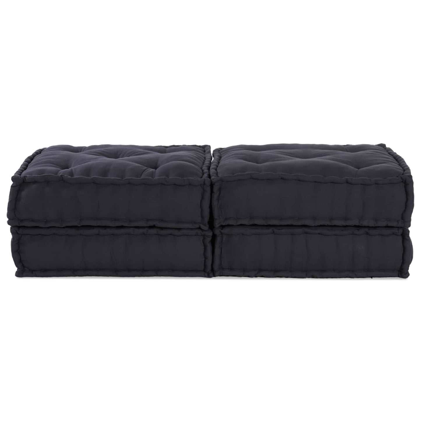 Unità di Divano Modulare 2 pcs Antracite 140 x 70 x 36 cm