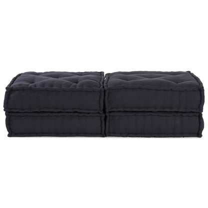 Unità di Divano Modulare 2 pcs Antracite 140 x 70 x 36 cm