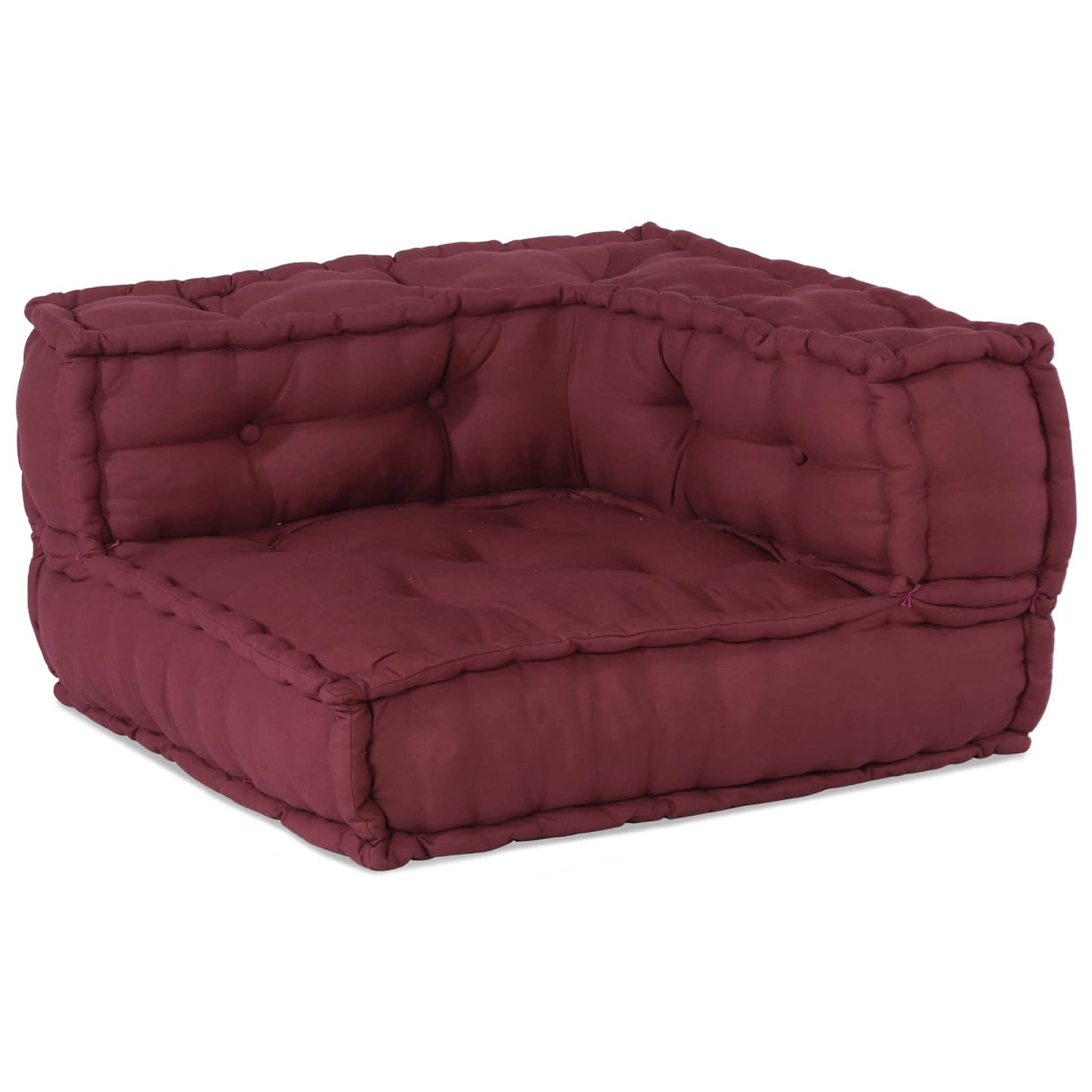 Unità di Divano Modulare 3 pcs Bordeaux Tessuto | homemem39