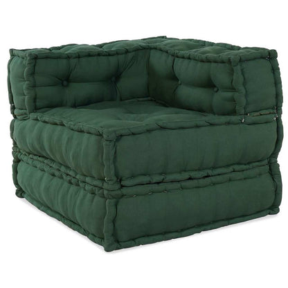 Unità di Divano Modulare 3 pcs Verde Tessuto | homemem39