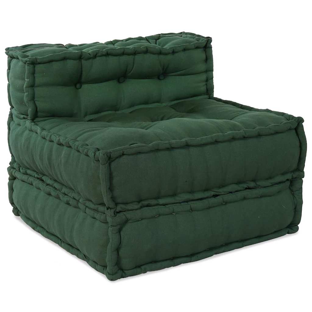 Unità di Divano Modulare 3 pcs Verde Tessuto | homemem39