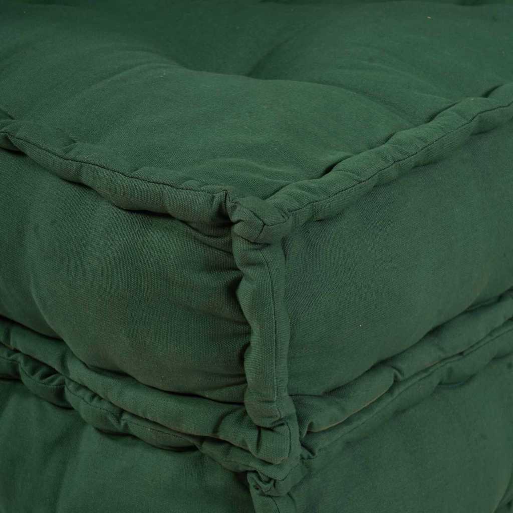 Unità di Divano Modulare 4 pcs Verde Tessuto | homemem39