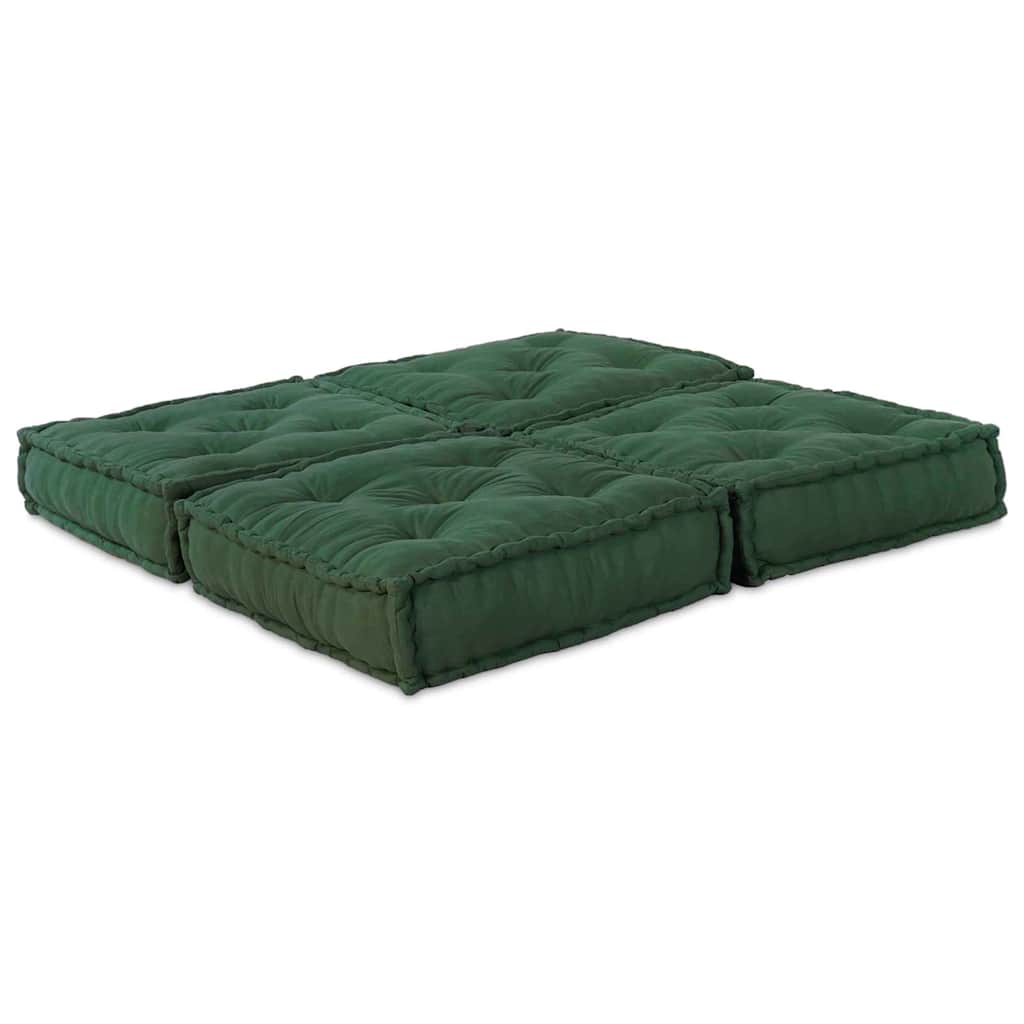 Unità di Divano Modulare 2 pcs Verde 140 x 70 x 36 cm Tessuto | homemem39