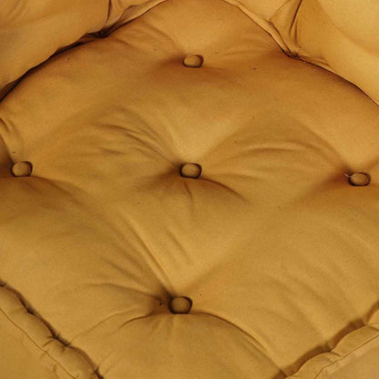 Unità di Divano Modulare 2 pcs Giallo 140 x 70 x 56 cm Tessuto | homemem39
