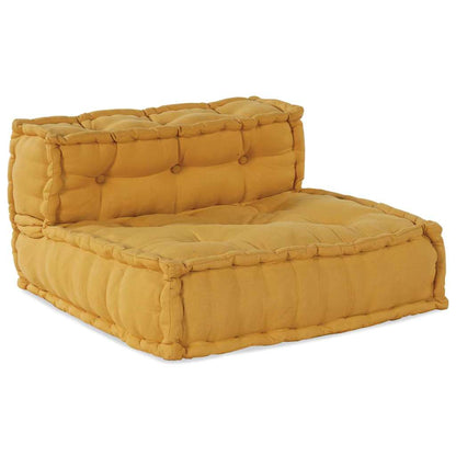 Unità di Divano Modulare 4 pcs Giallo Tessuto | homemem39