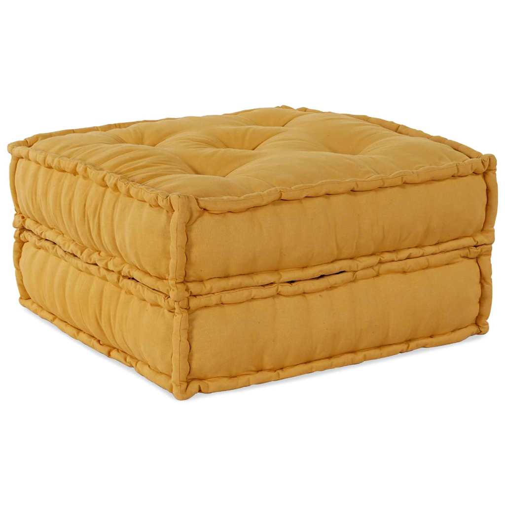 Unità di Divano Modulare 2 pcs Giallo 140 x 70 x 36 cm Tessuto | homemem39