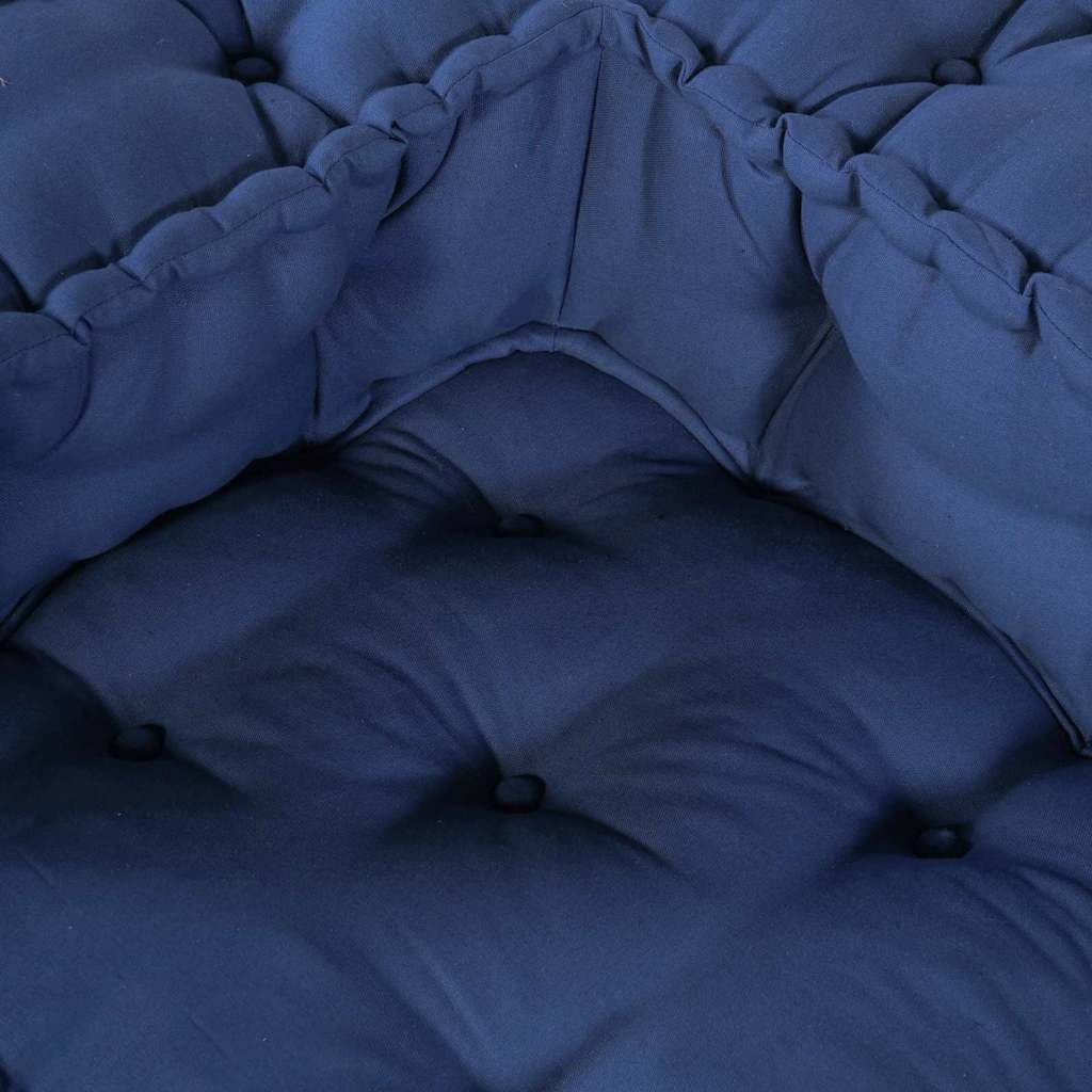 Unità di Divano Modulare 3 pcs Indaco Tessuto | homemem39