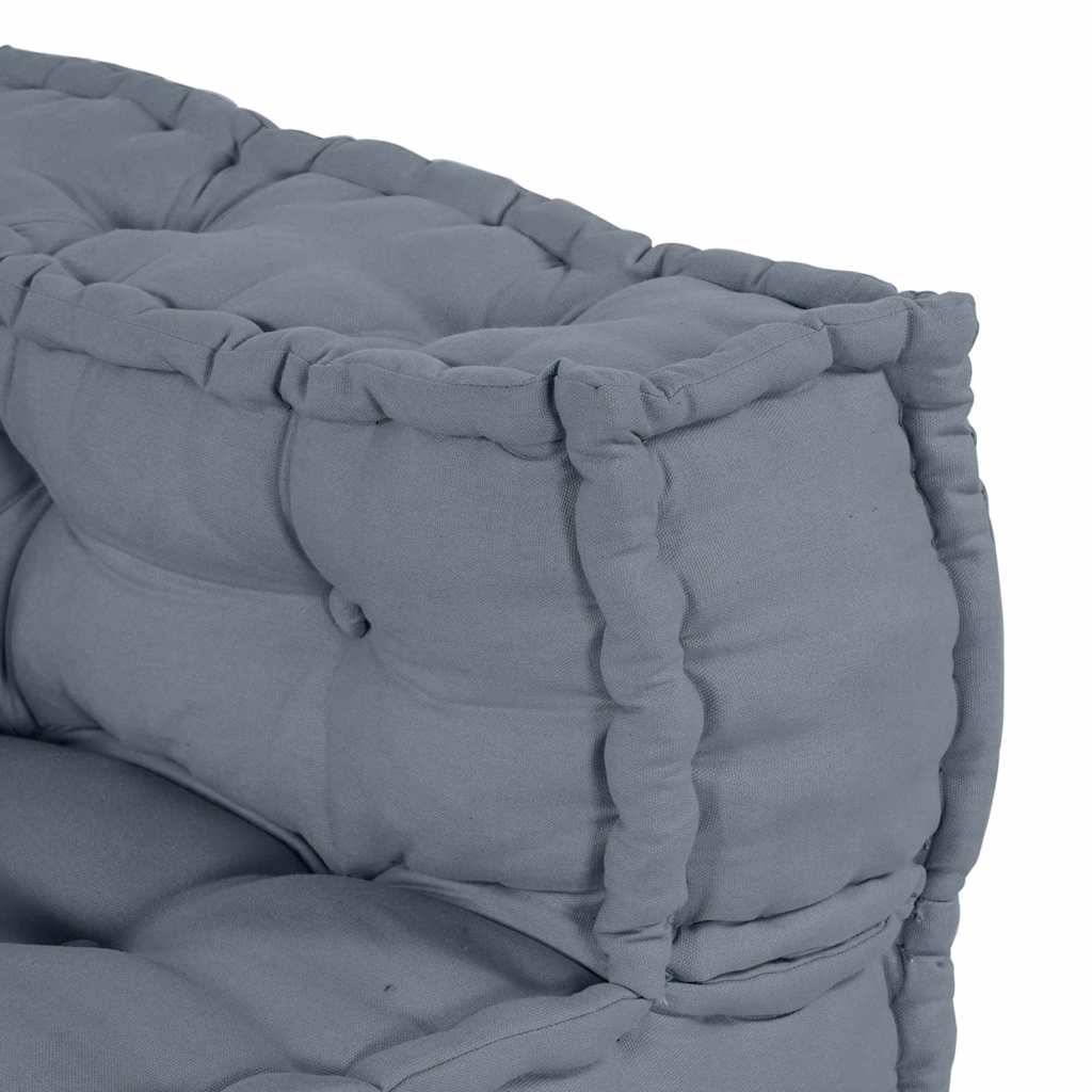 Unità di Divano Modulare 2 pcs Grigio 140 x 70 x 56 cm Tessuto | homemem39
