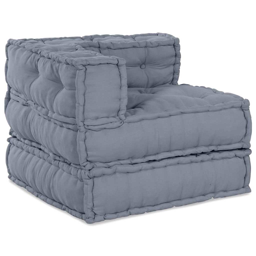 Unità di Divano Modulare 3 pcs Grigio Tessuto | homemem39