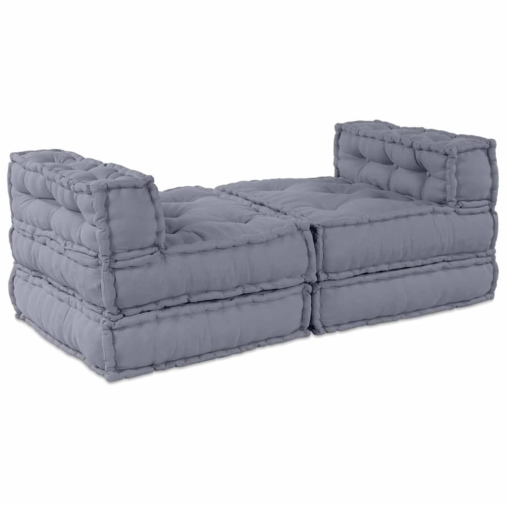 Unità di Divano Modulare 4 pcs Grigio Tessuto | homemem39
