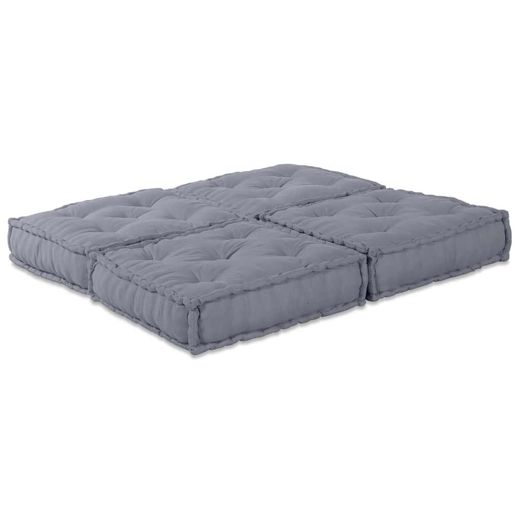 Unità di Divano Modulare 2 pcs Grigio 140 x 70 x 36 cm Tessuto | homemem39