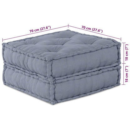 Unità di Divano Modulare 2 pcs Grigio 140 x 70 x 36 cm Tessuto