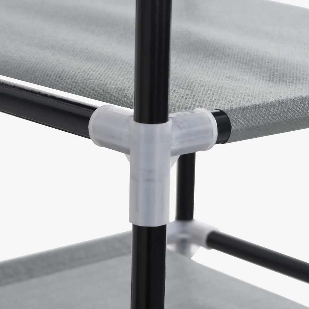 Scarpiera Grigio 60,5x30x97 cm in Tessuto Non Tessuto - homemem39