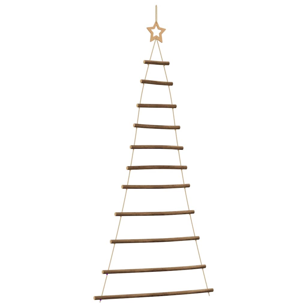 Albero di Natale sospeso con stella superiore 74x150 cm Ramo naturale