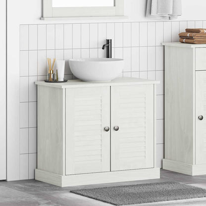 Armadio sottolavello con porta VIGO Bianco e Bianco Antico | homemem39