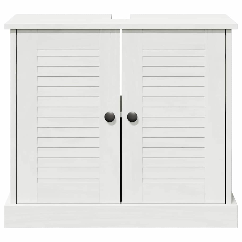 Armadio sottolavello con porta VIGO Bianco e Bianco Antico | homemem39