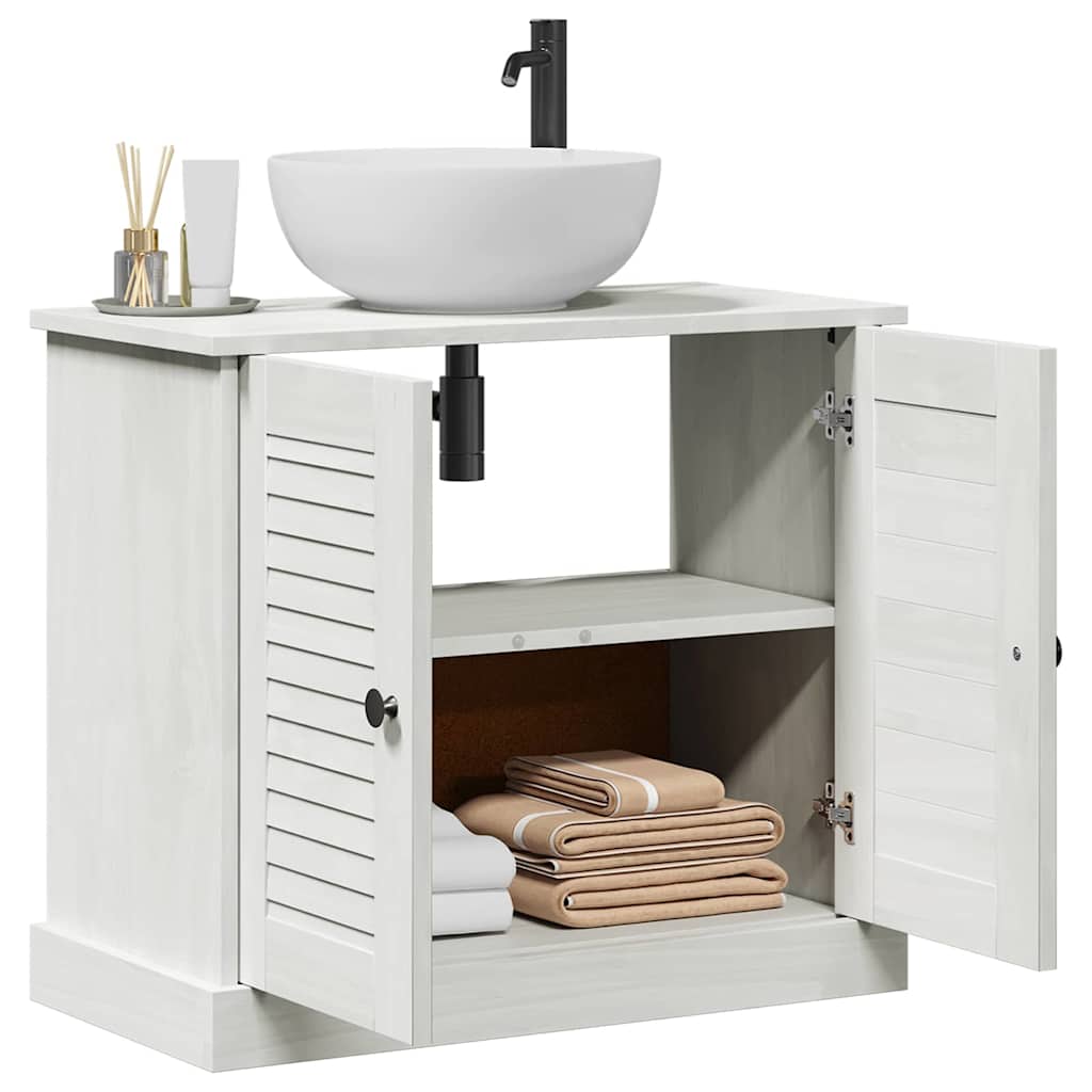Armadio sottolavello con porta VIGO Bianco e Bianco Antico