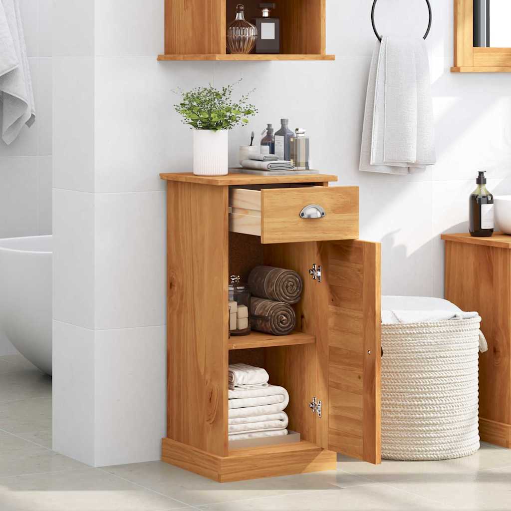 Mobile da Bagno VIGO Marrone e Marrone Miele 37,5 x 34 x 80 cm