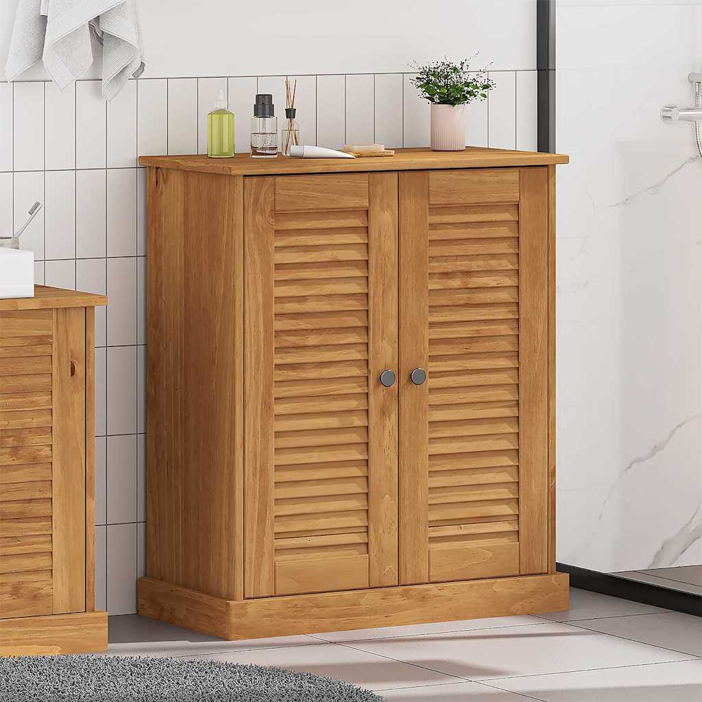 Mobile da Bagno VIGO Marrone e Marrone Miele 68 x 34 x 80 cm