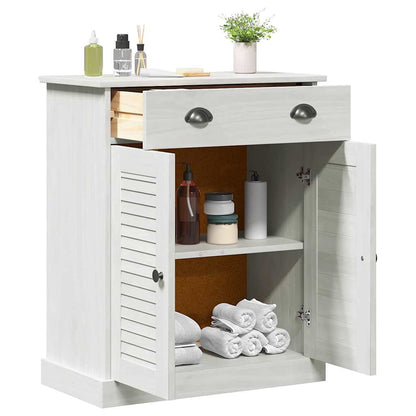 Mobile da Bagno VIGO Bianco e Bianco Antico 68 x 34 x 80 cm