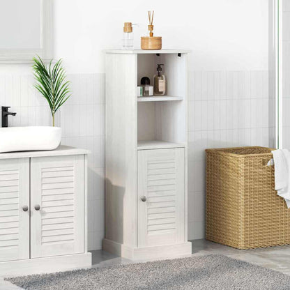 Mobile da Bagno VIGO Bianco e Bianco Antico 37 x 34 x 110 cm