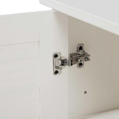 Mobile da Bagno VIGO Bianco e Bianco Antico 68 x 34 x 110 cm