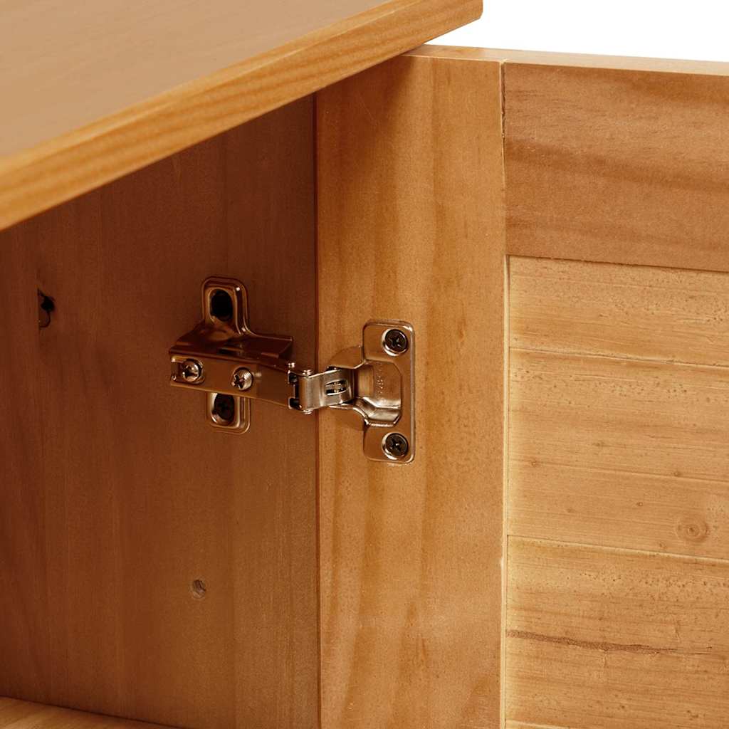 Mobile da Bagno con lo scaffale VIGO Marrone e Marrone Miele | homemem39
