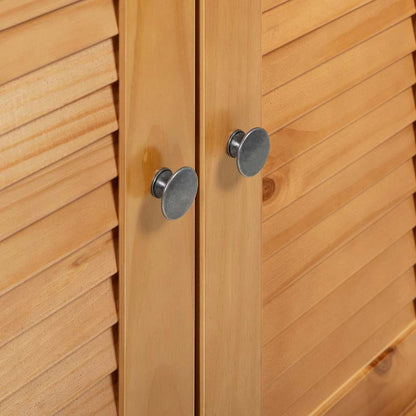 Mobile da Bagno con lo scaffale VIGO Marrone e Marrone Miele | homemem39