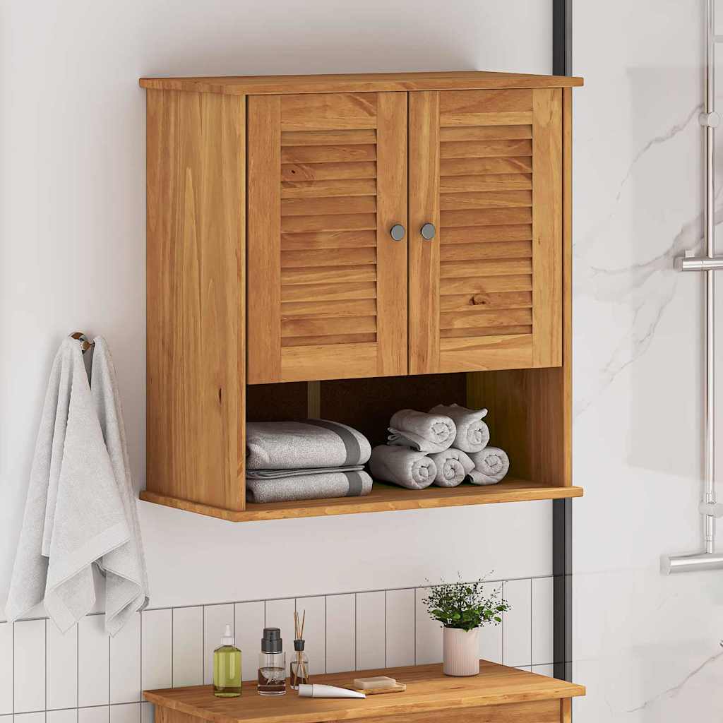 Mobile da Bagno con lo scaffale VIGO Marrone e Marrone Miele