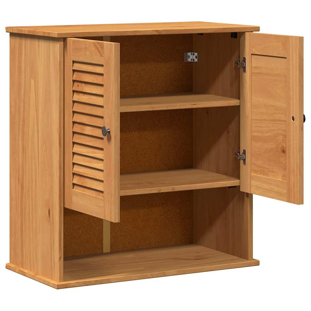 Mobile da Bagno con lo scaffale VIGO Marrone e Marrone Miele | homemem39