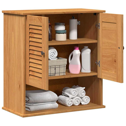 Mobile da Bagno con lo scaffale VIGO Marrone e Marrone Miele | homemem39