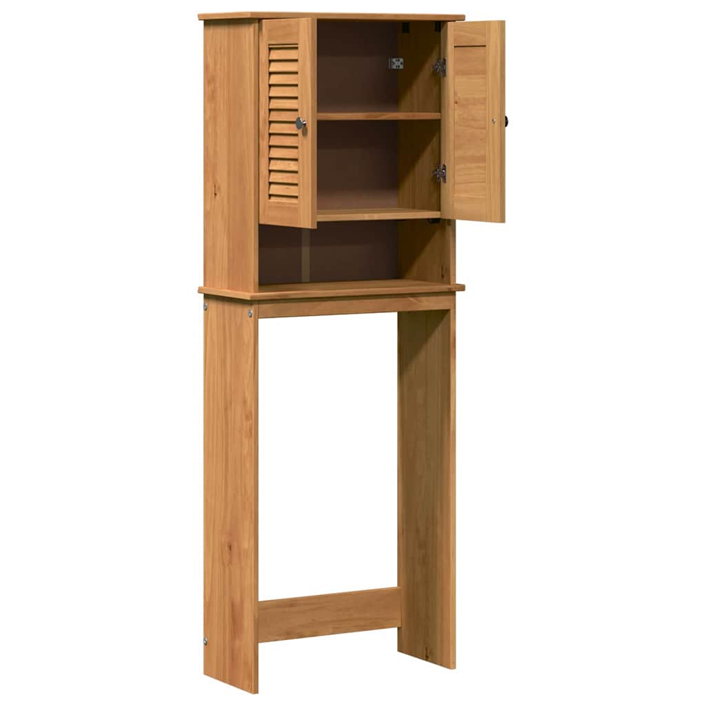 Mobile Bagno VIGO Marrone e Marrone Miele 60 x 27 x 161 cm