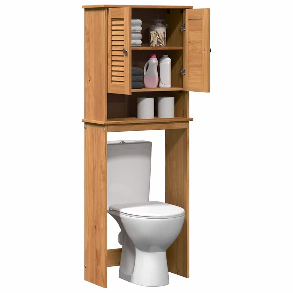 Mobile Bagno VIGO Marrone e Marrone Miele 60 x 27 x 161 cm