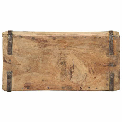 Vassoio 4 pz Marrone 30 x 15 x 9 cm Legno Recuperato Massello | homemem39