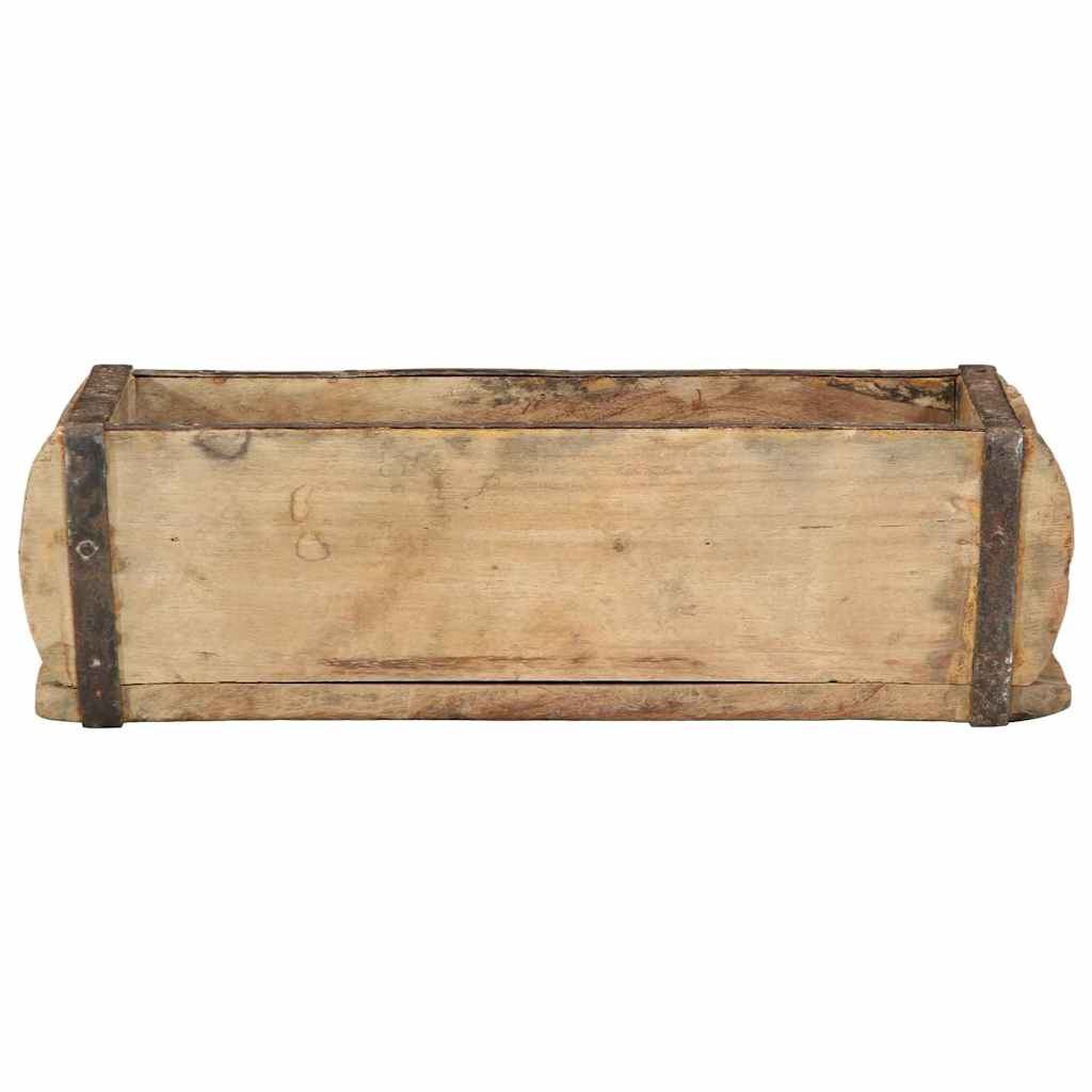 Vassoio 4 pz Marrone 30 x 15 x 9 cm Legno Recuperato Massello | homemem39
