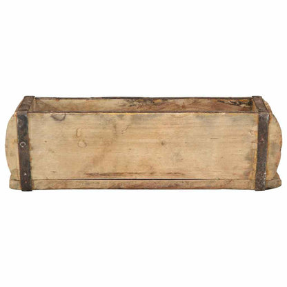 Vassoio 4 pz Marrone 30 x 15 x 9 cm Legno Recuperato Massello | homemem39
