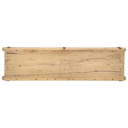 Vassoio 4 pcs Marrone 57 x 15 x 9 cm Legno Recuperato Massello | homemem39