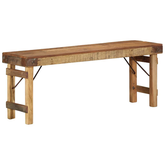 panchina Naturale 110 x 35 x 46 cm Legno Vecchio Recuperato