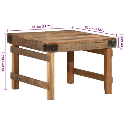 Tavolino da salotto Marrone 60 x 55 x 40 cm | homemem39