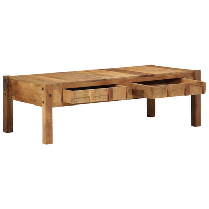Tavolino da salotto con cassetto Marrone 110 x 54 x 35 cm | homemem39
