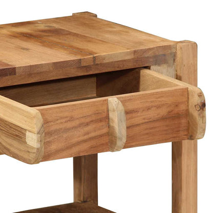 Tavolino Marrone 43 x 32 x 46 cm Legno Recuperato Massello | homemem39