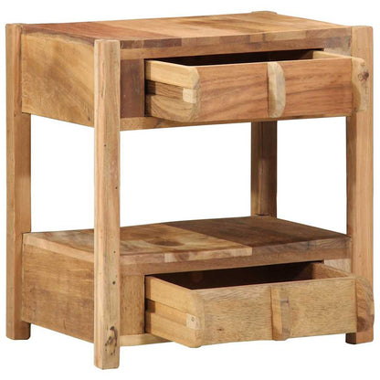 Tavolino Marrone 43 x 32 x 46 cm Legno Recuperato Massello | homemem39