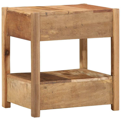 Tavolino Marrone 43 x 32 x 46 cm Legno Recuperato Massello | homemem39