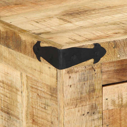 panchina con cassetto Marrone 110 x 35 x 50 cm Mango Grezzo | homemem39